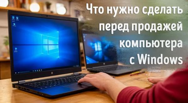 Прежде чем продать ПК с Windows: список шагов для подготовки