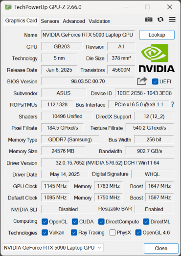 Обзор игрового ноутбука Asus ROG Strix Scar 18 G835LX с Intel Core Ultra 9 275HX и Nvidia GeForce RTX 5090 Laptop