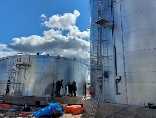 Особенности установки вертикальных РВС стальных резервуаров