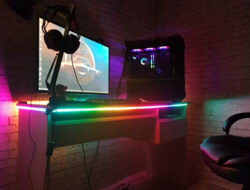Rgb светодиодная подсветка для стола