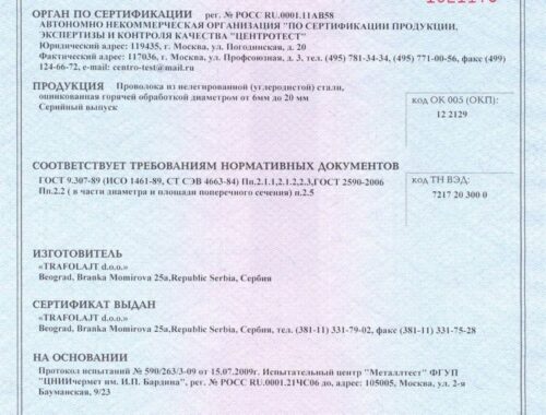 Понятие и назначение сертификата соответствия ГОСТ Р