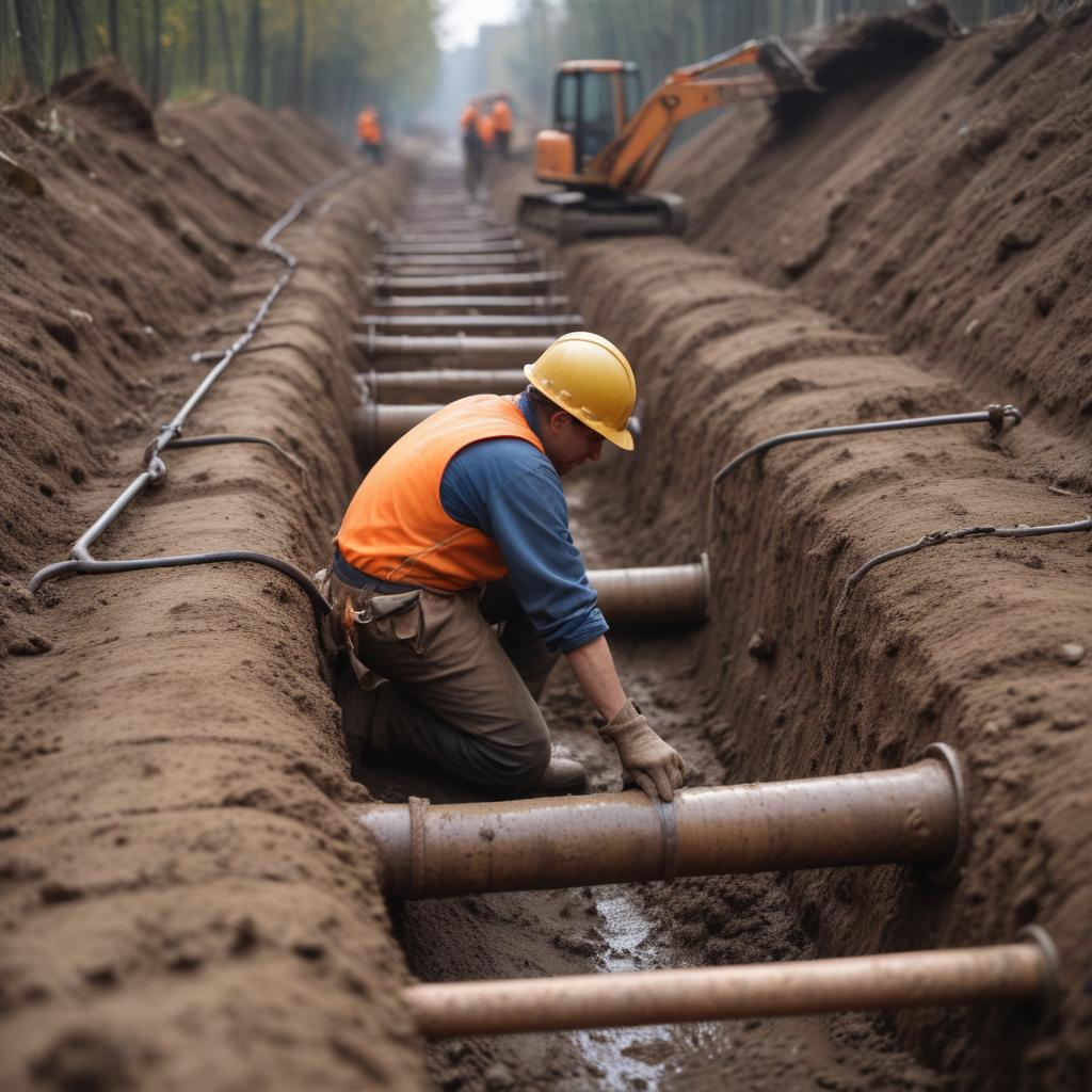 Цены на установку канализационных сетей
