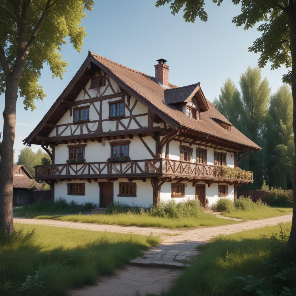 Проекты и стоимость одноэтажных фахверковых домов в Челябинске