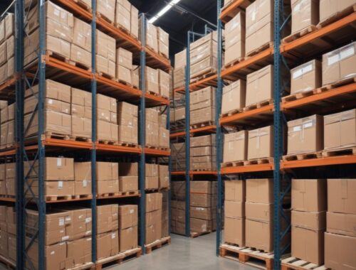 Стеллажи паллетного типа для складских помещений Стеллажи паллетного типа для складских помещений