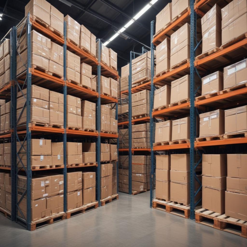 Стеллажи паллетного типа для складских помещений