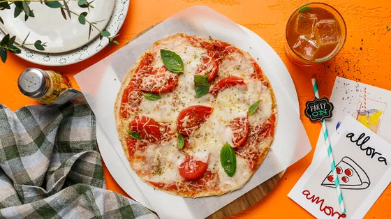 Пицца из лаваша на сковороде