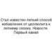 Стал известен легкий способ избавления от целлюлита к летнему сезону. Новости. Первый канал